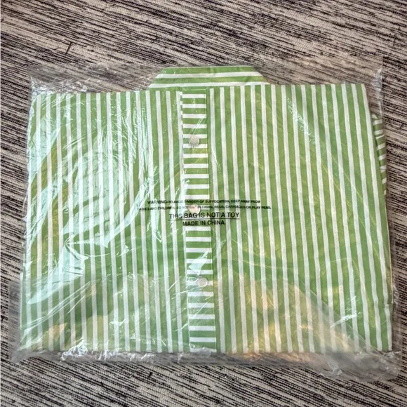 New Bob Mackie Wearable Art Embroidered Fruit Watermelon L Large Shirt Top NWT - Picture 4 of 6